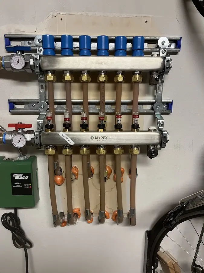 Plumber performing Leak Detection at a residential property in Albia